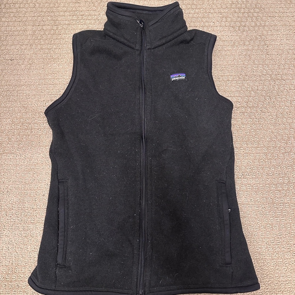 Patagonia Midnight Black Sleeveless Fleece